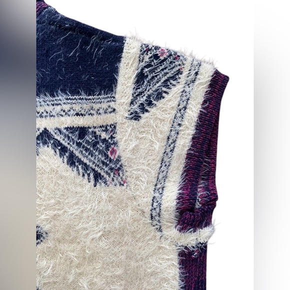 NWT sweet sinammon fringed cap sleeve cardigan sweater - Picture 5 of 6